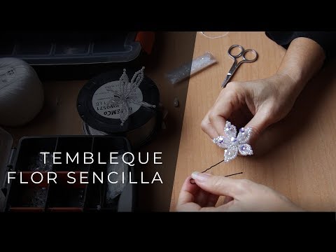 Tembleques - Flor de relleno sencilla