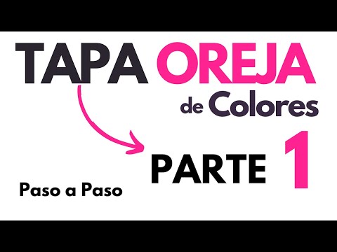 Como hacer Tembleques - Tapa Oreja de Colores - Parte 1