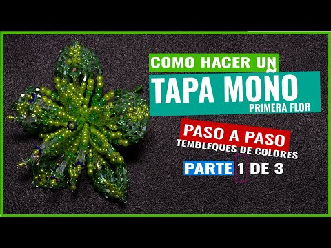 Como hacer Tembleques de Colores - Tapa Moño / Parte 1