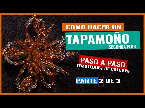 Como hacer Tembleques de Colores - Tapa Moño / Parte 2