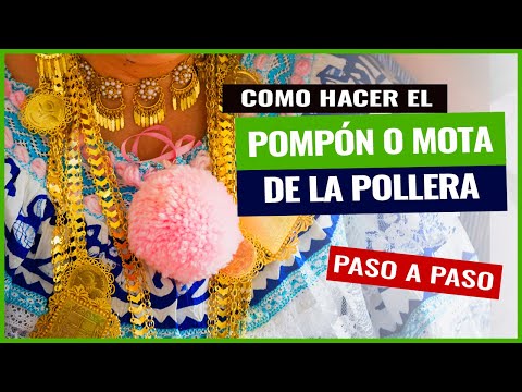 Como se hace la MOTA de la POLLERA Panameña - EXPLICADO