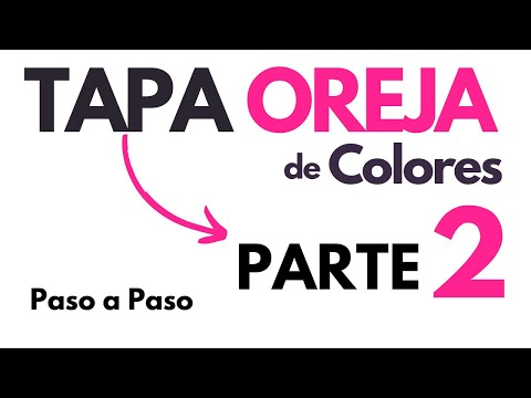 Como hacer Tembleques - Tapa Oreja de Colores - Parte 2