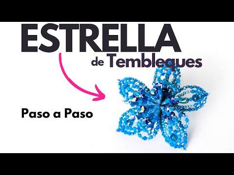 Aprende PASO a PASO Cómo hacer la Flor Estrella de TEMBLEQUES