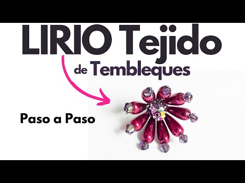 🙌 Paso a Paso como hacer un Lirio de Tembleques Tejido