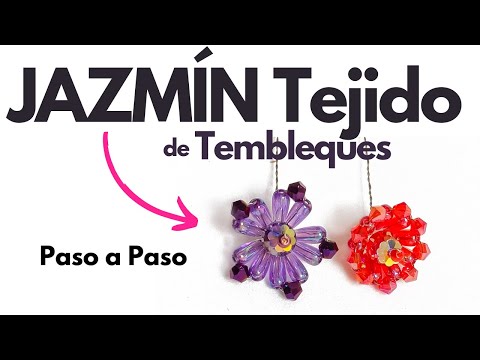 👌Paso a Paso como hacer ✔Jazmines de Tembleques Tejido