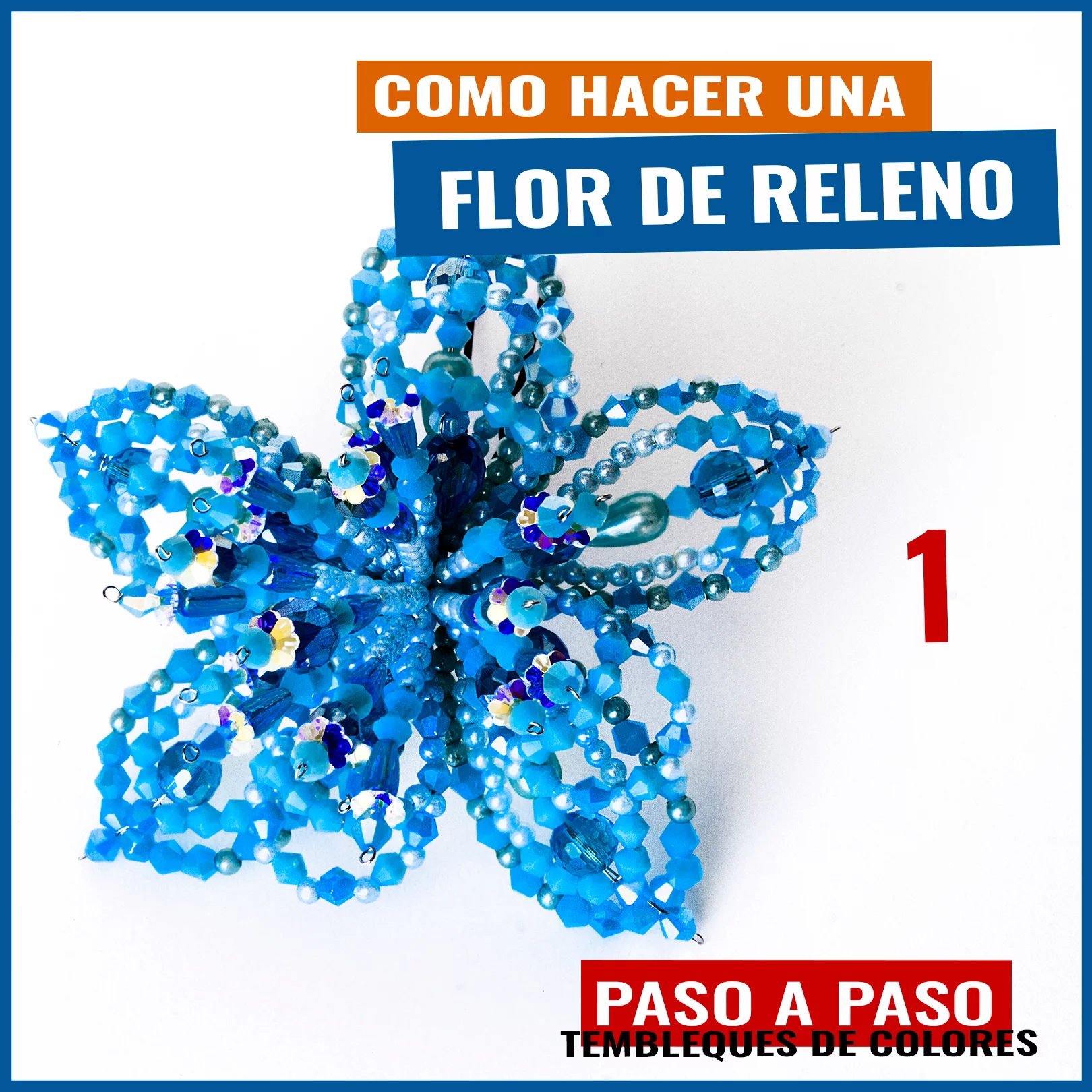 Flor de Relleno de Tembleques de Colores