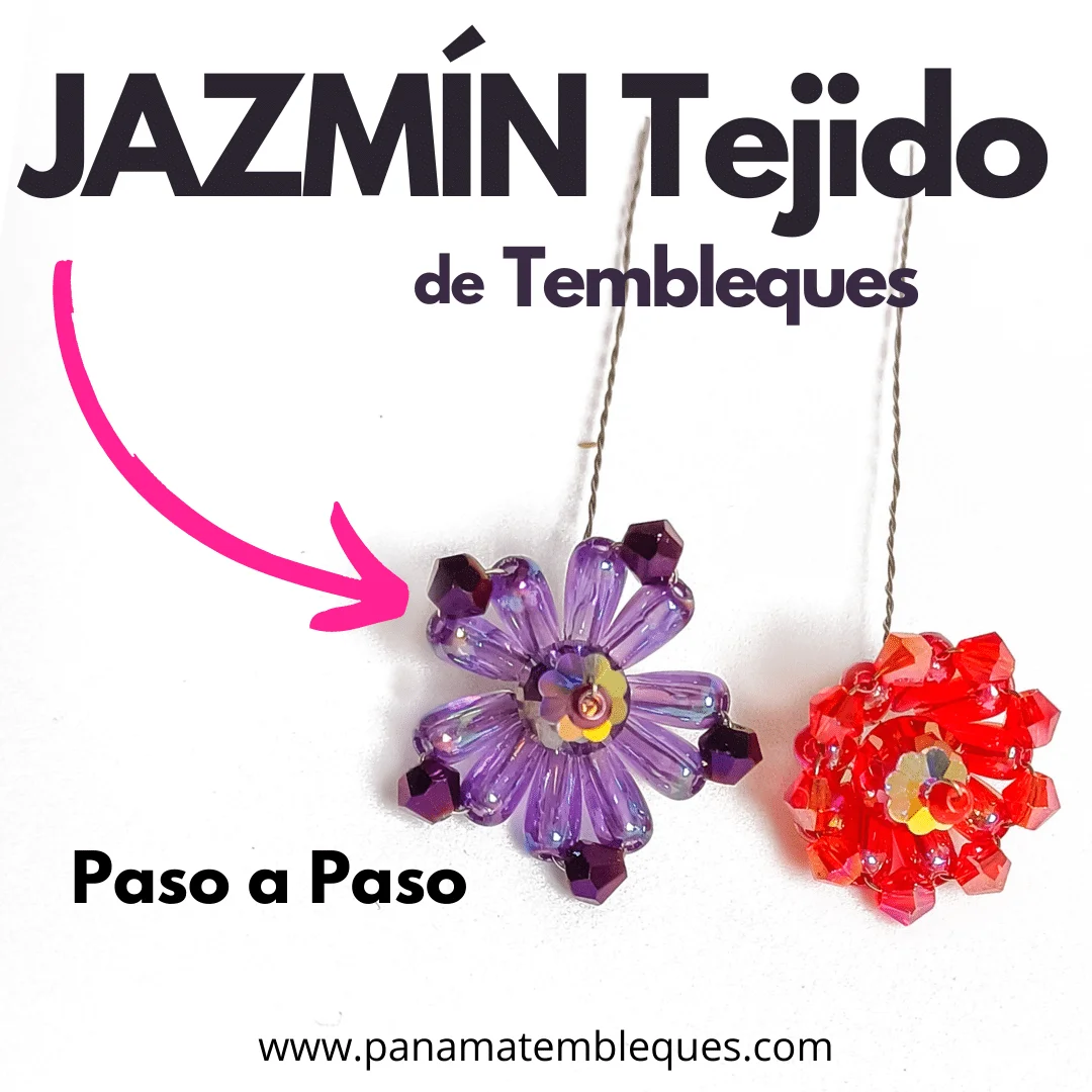 Como hacer tembleques de colores - Jazmines