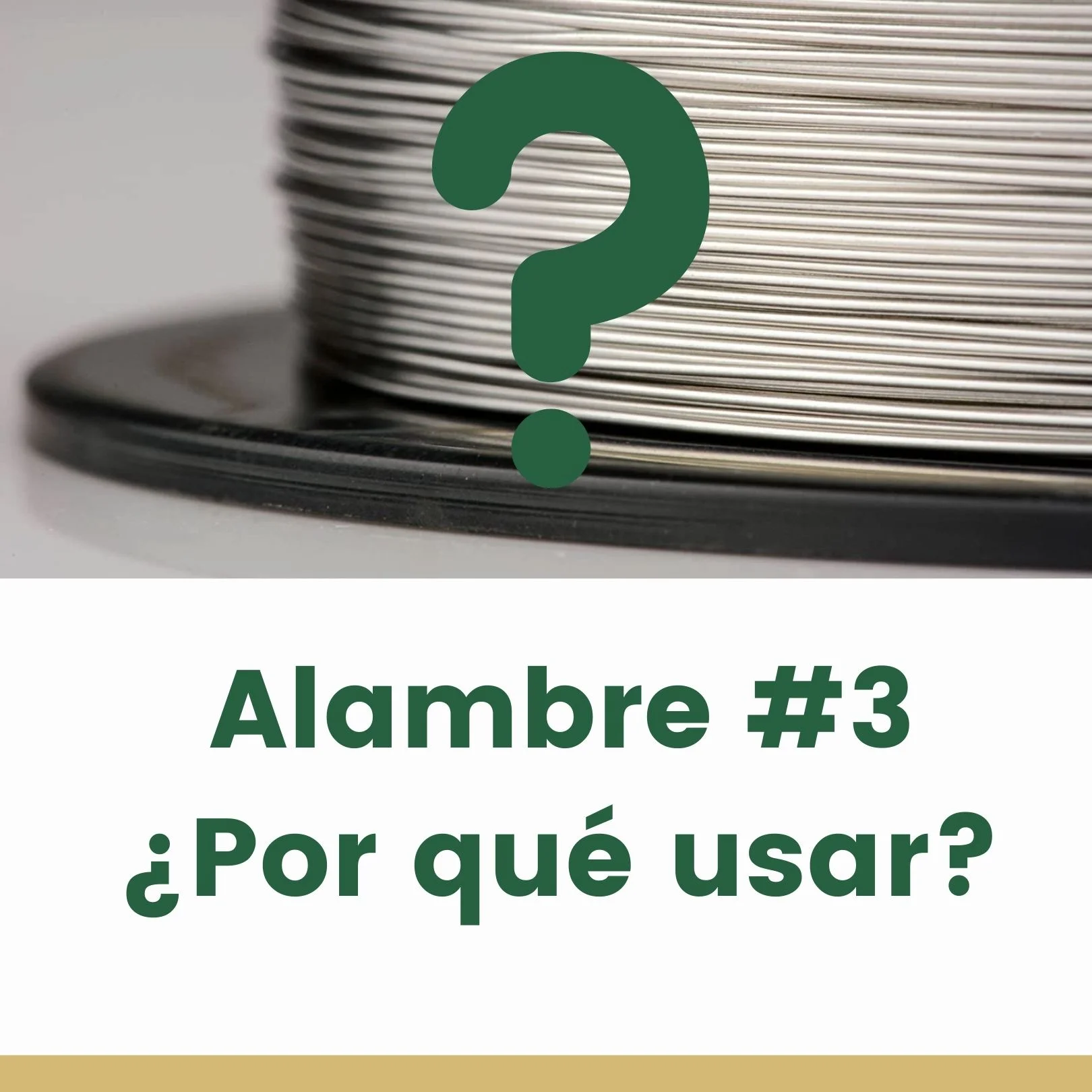 Alambre para hacer tembleques panameños