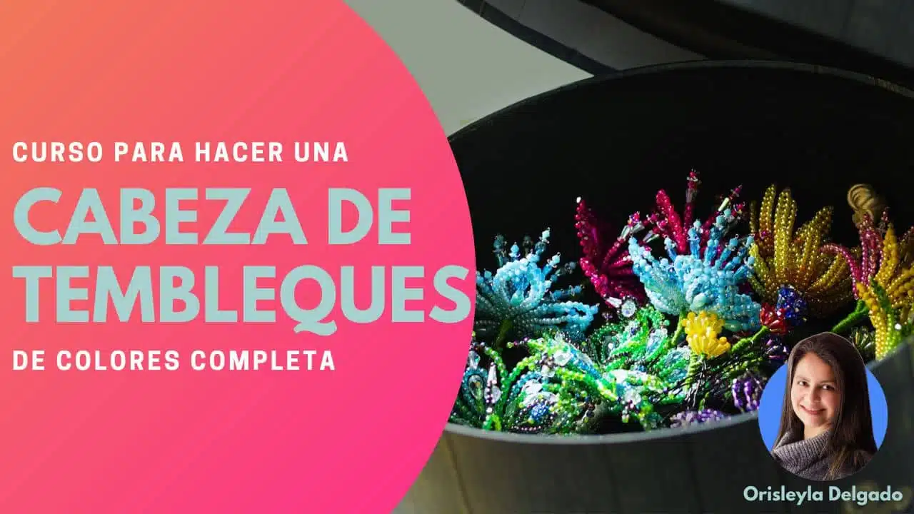 Curso de tembleques de colores paso a paso desde cero